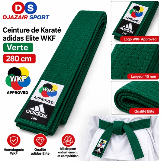 Ceinture Vert D'arts Martiaux Original ADIB220P
