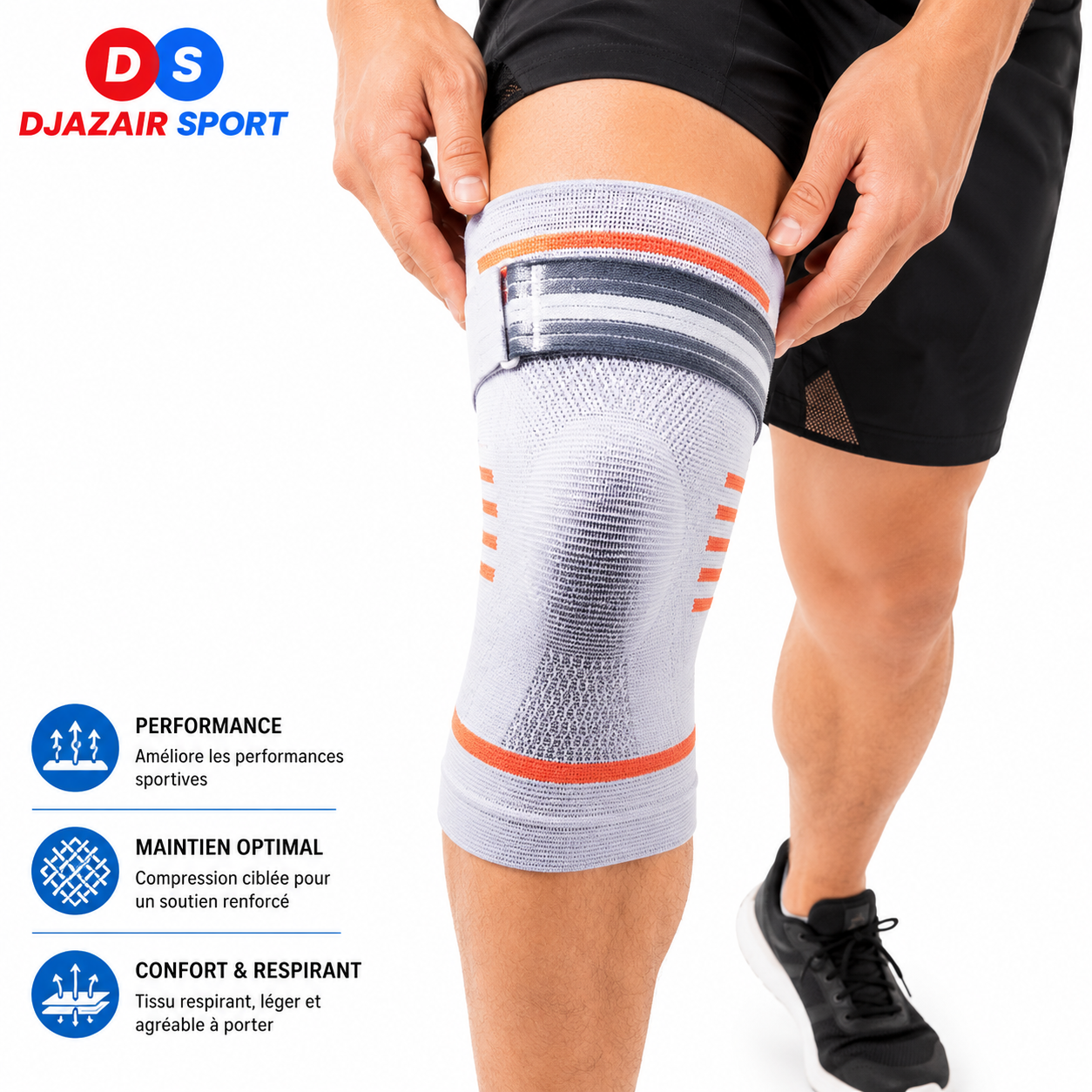 High Quality Knee Support – Genouillère Néoprène YC 7337