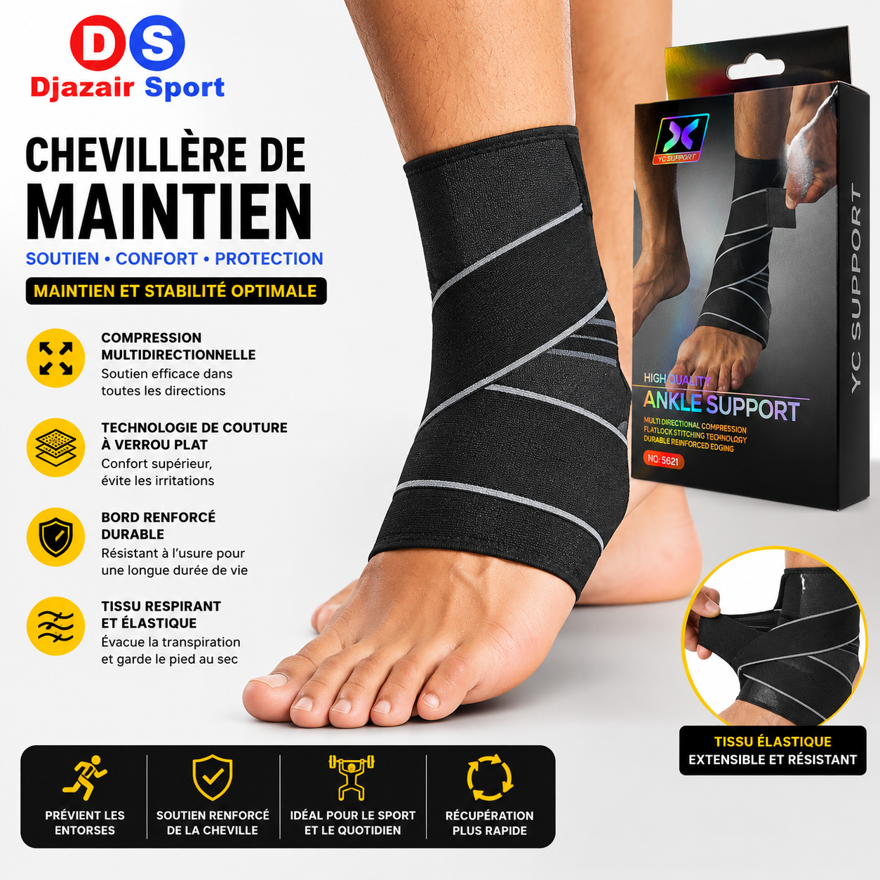 Chevillère de Maintien Soutien & Soulagement NO:5621