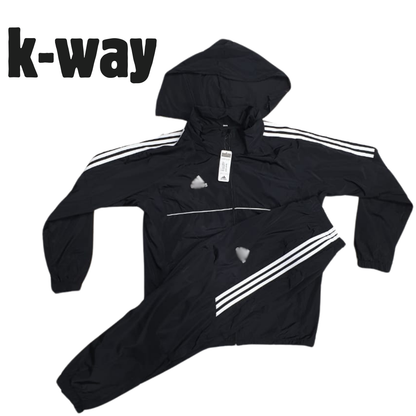 K-Way Coupe-Vent Idéal Pour le Footing Avec Doublure et Capuche