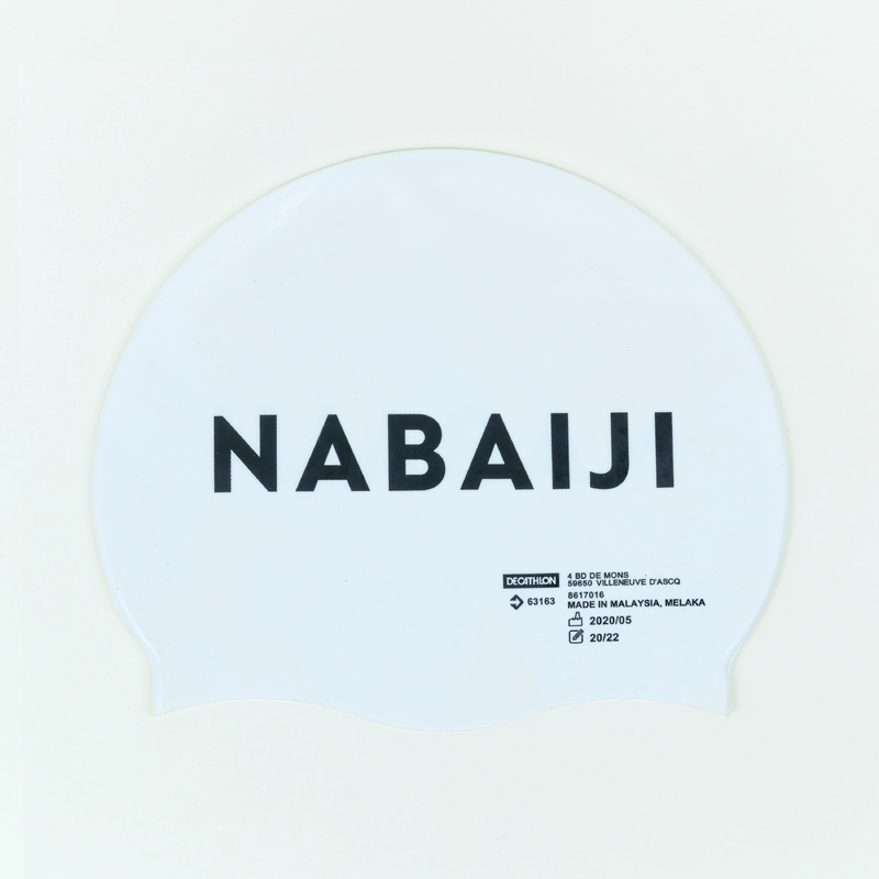 Bonnet Natation Decathlon Nabaiji Blanc