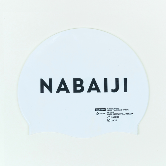 Bonnet Natation Decathlon Nabaiji Blanc