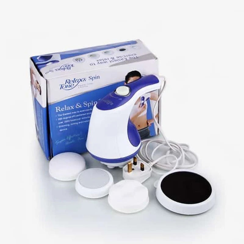 Relax & Spin Tone - Masseur Corporel 5 Têtes Anti-Cellulite