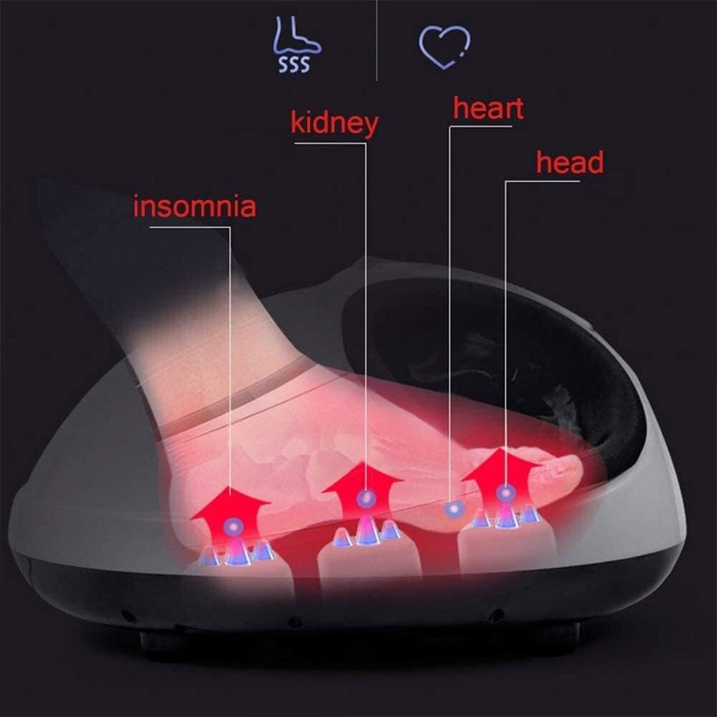 Masseur de Pieds Électrique Air Compression 3 Modes Chaleur