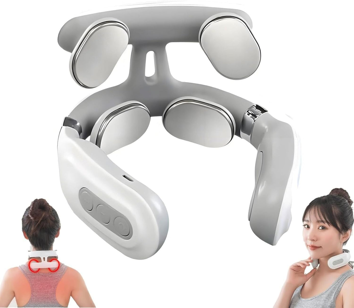 Masseur Cervical Électrique 4 Têtes
