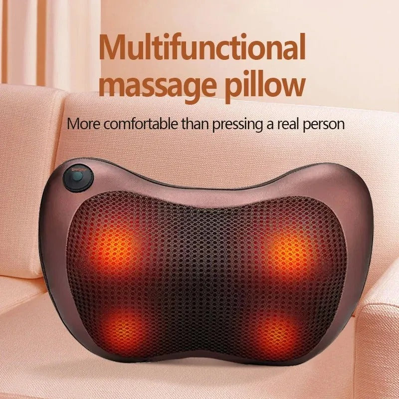 Coussin Masseur 8D Bidirectionnel avec Chaleur