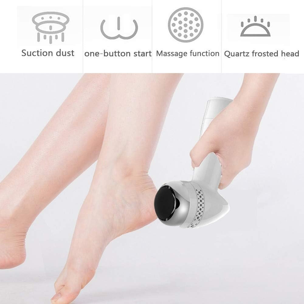Lime à Pieds Électrique avec Aspiration - 3 Têtes Quartz