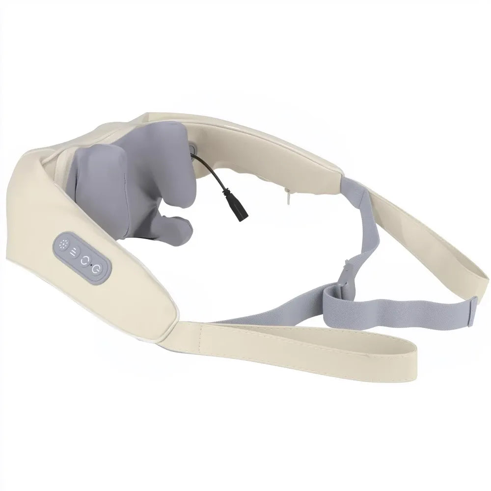 Masseur Cervical Shiatsu Écharpe 6 Points Chaleur 30-38°C