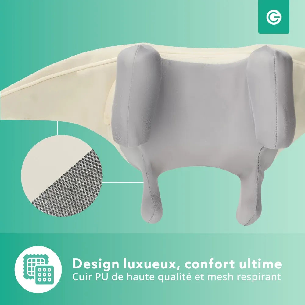 Masseur Cervical Shiatsu Écharpe 6 Points Chaleur 30-38°C