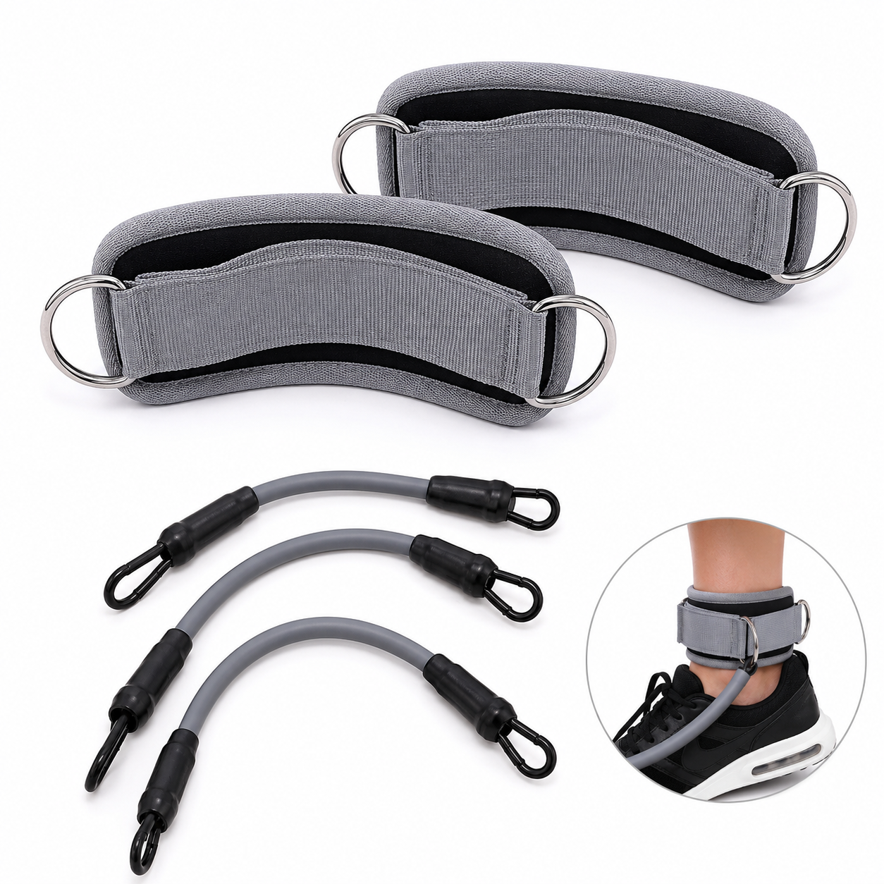 Sangles de Cheville Avec 3 Bande de Résistance REF-9819