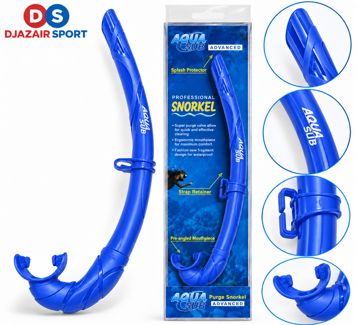 Tuba AquaSub Tube En Silicone  REF-6825