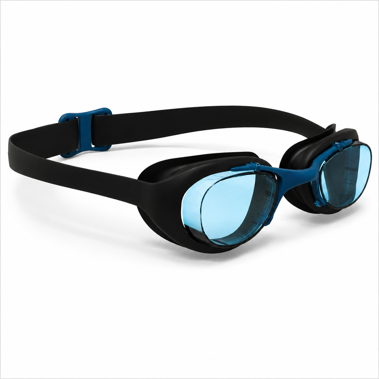 Lunettes De Natation Décathlon - Xbase Bleu Claires REF-7116