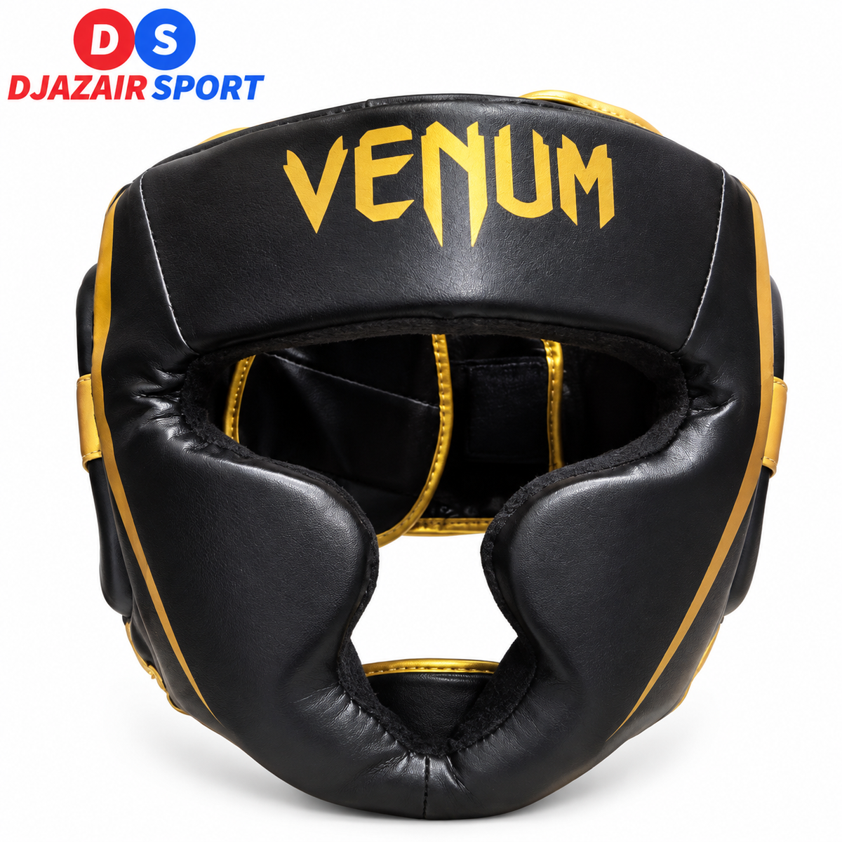 Casque De Boxe Noir-Doré REF-4611