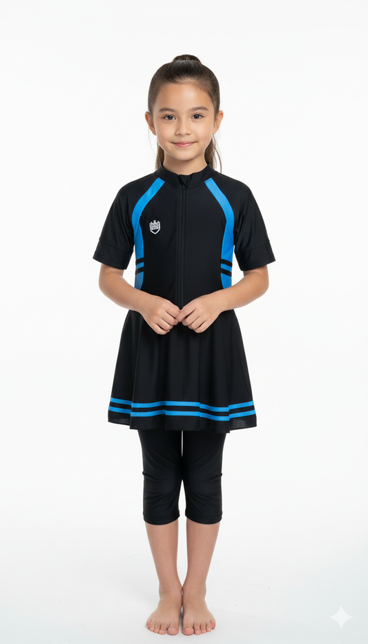 Maillot Robe Natation HS Trait bleu