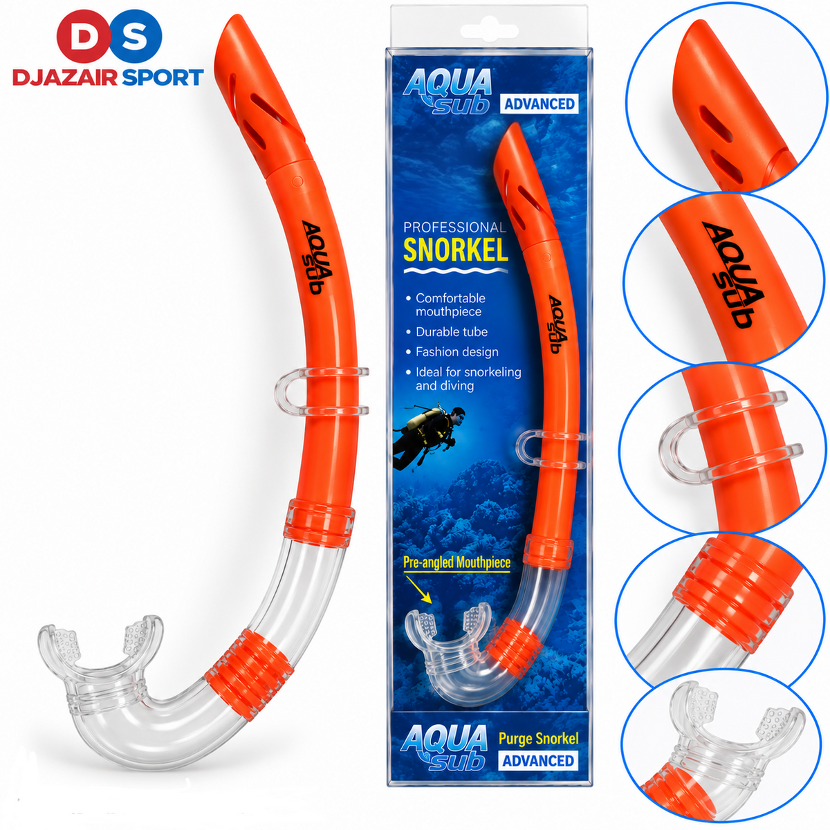Tuba AquaSub Orange REF-6827
