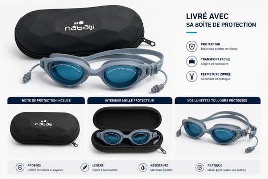 Lunette Natation Adulte Nabaiji Avec Boite REF-06025