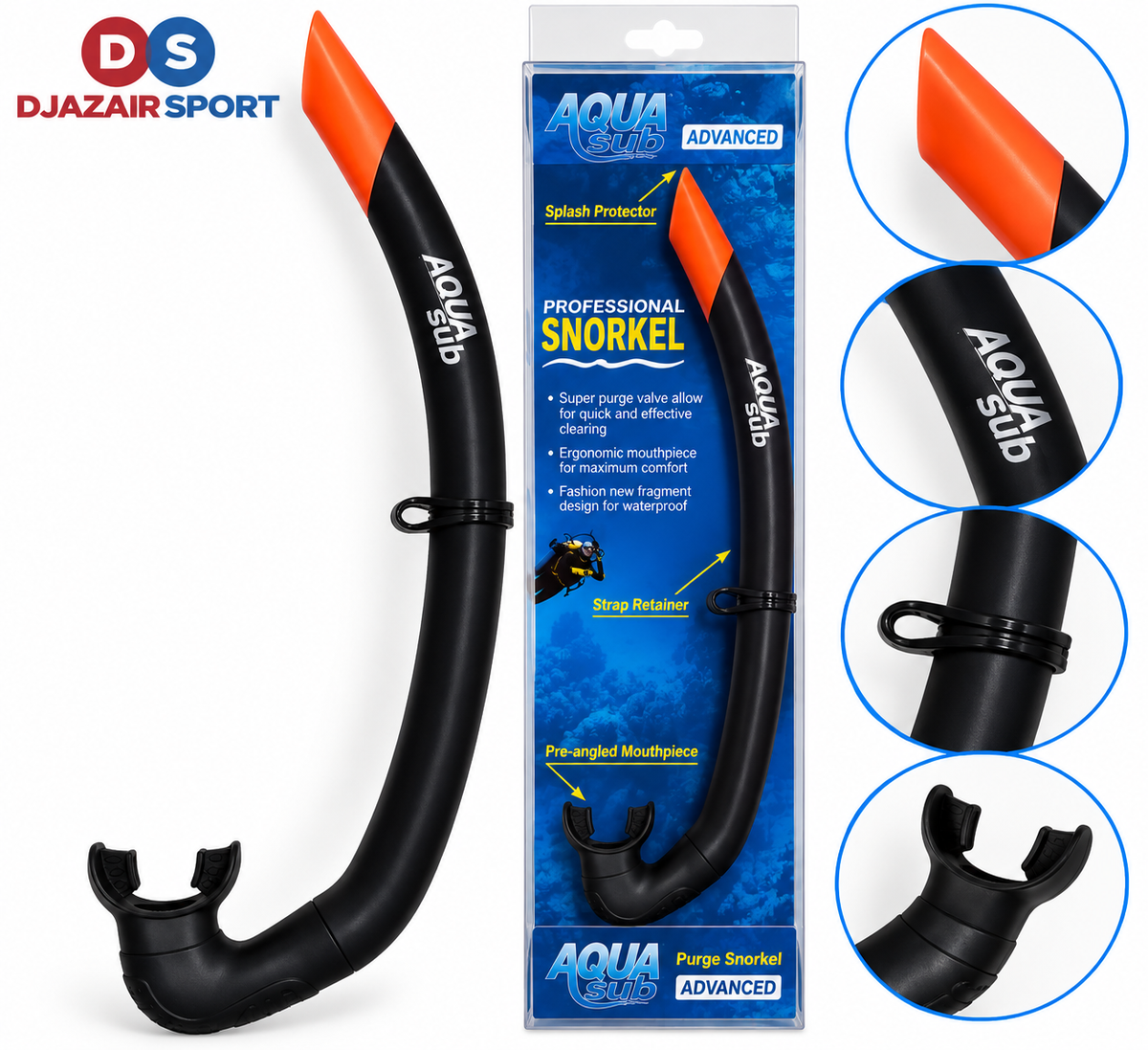 Tuba AquaSub Silicone REF-6826