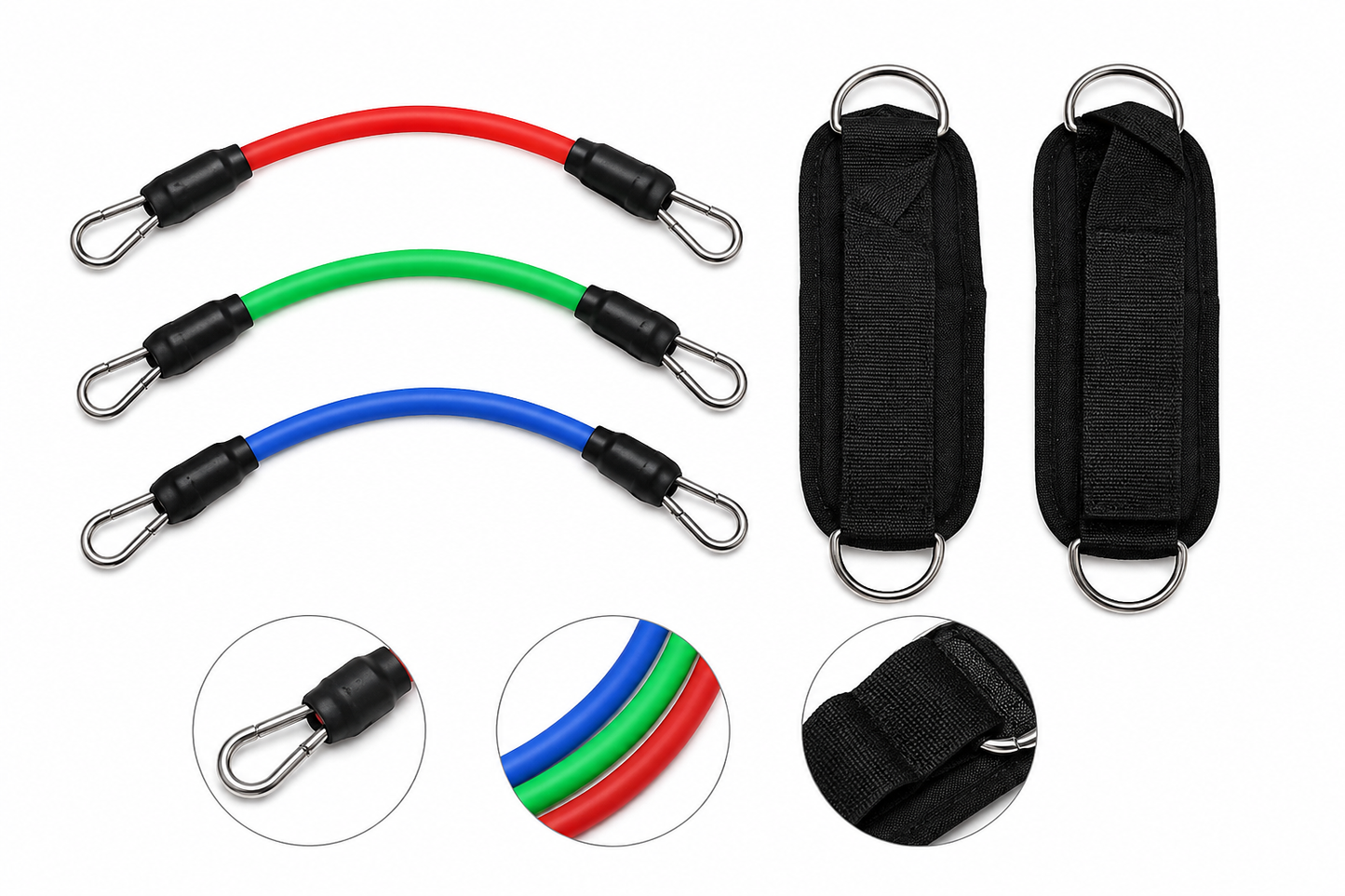 Sangles de Cheville Avec 3 Bande de Résistance REF-9819