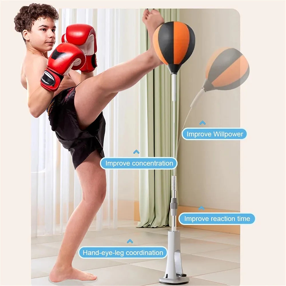 Punchingball  A Ventouse Réglable En hauteur De 1.35 Cm a 1.55 Cm REF-02025