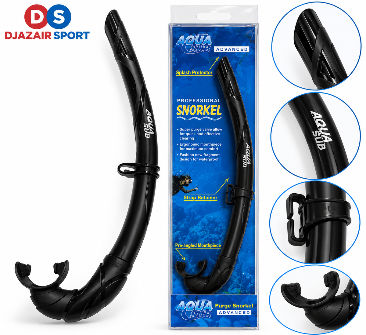 Tuba AquaSub Tube En Silicone  REF-6825