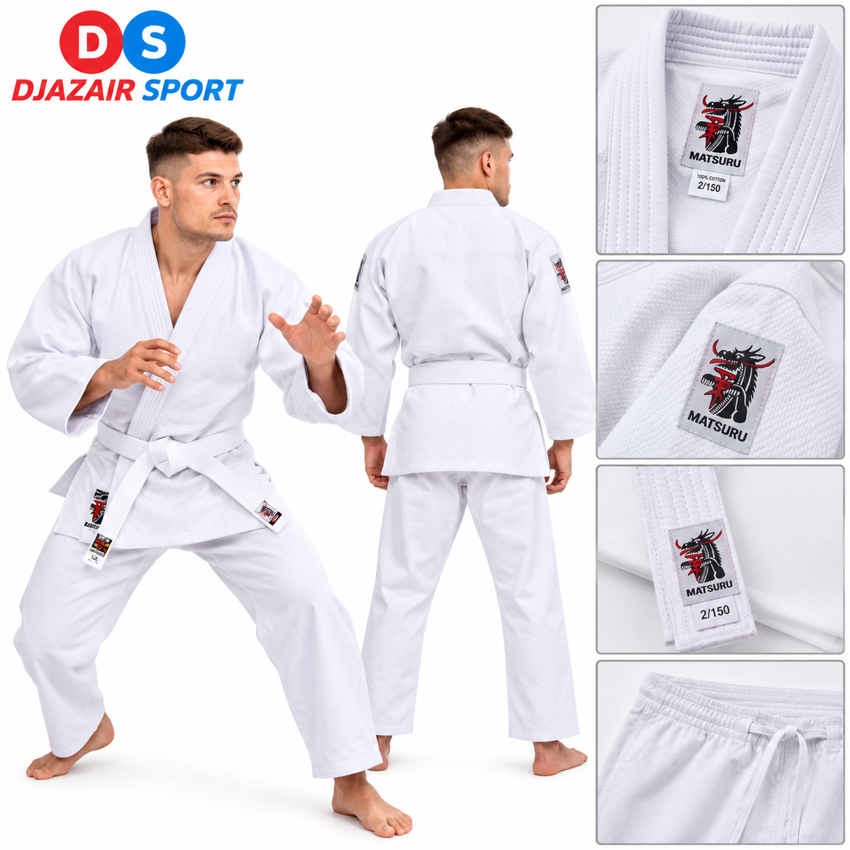 Kimono Judo Blanc MATSURU REF-1403