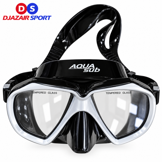 Masque De plongé  Aqua Sub Silicone NOIR-GRIS M131