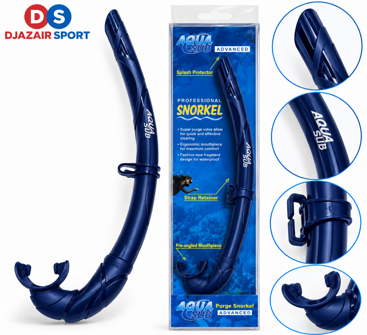 Tuba AquaSub Tube En Silicone  REF-6825